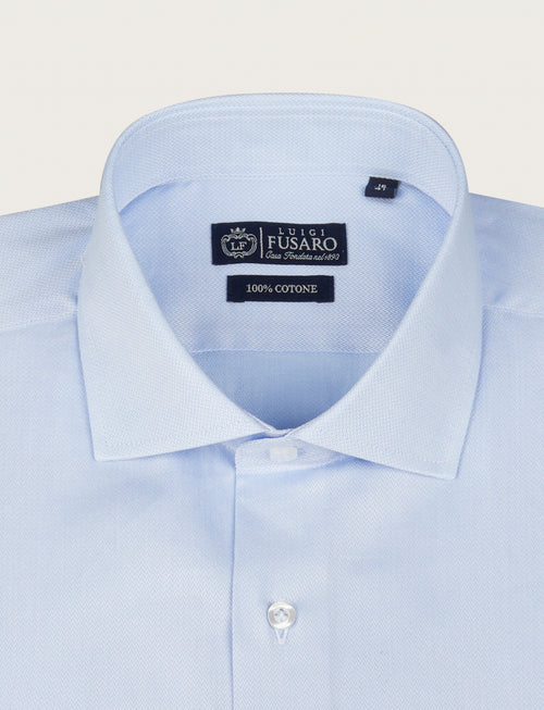 Camicia in cotone fantasia resca
