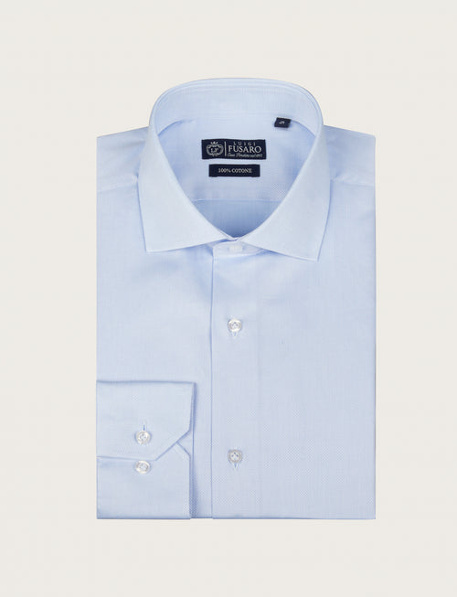 Camicia in cotone fantasia resca