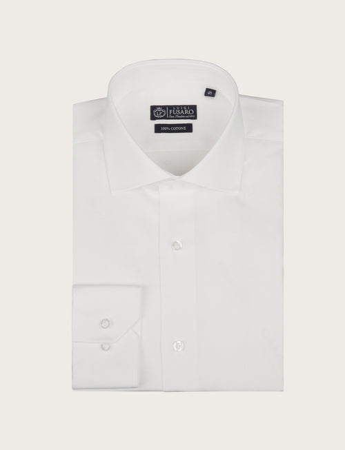 Camicia in cotone fantasia resca