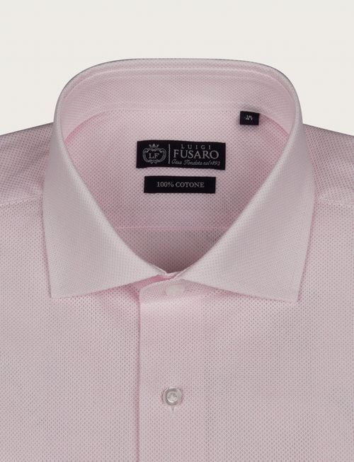 Camicia in cotone a giro inglese