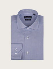 Camicia in cotone fantasia pied de poule