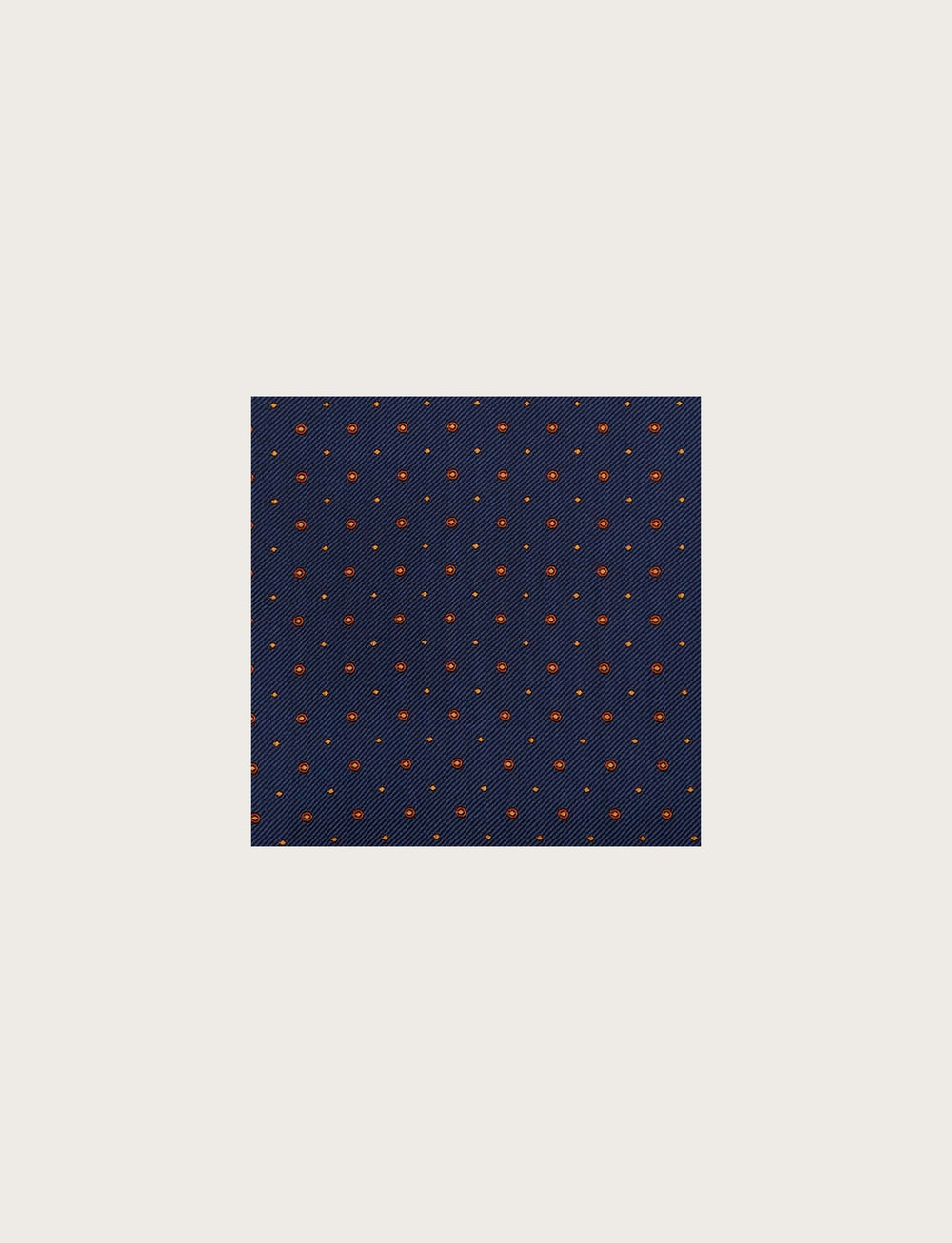 Regular polka dot silk clutch bag 