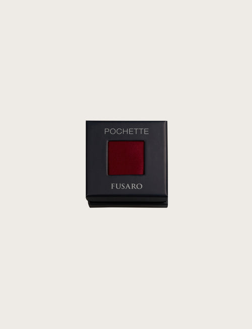Pochette in raso di seta tinta unita