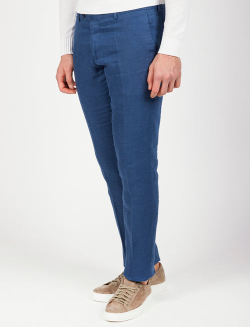 Pantaloni in lino con coulisse - Marrone scuro - DONNA | H&M IT Pantaloni in lino con coulisse - Marrone scuro - DONNA | H&M IT