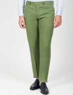 Pantaloni 100% lino naturale |Colore:Salvia