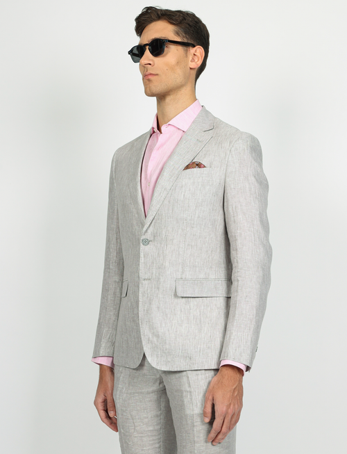 Giacca in lino melange