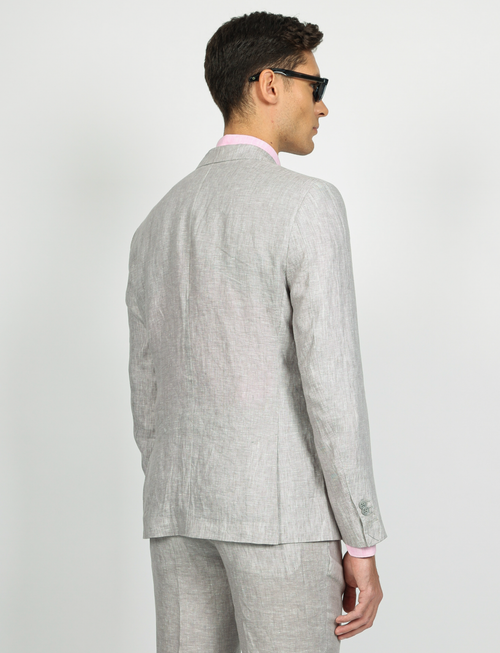 Giacca in lino melange