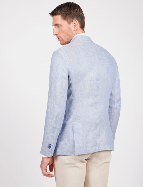 Giacca in lino melange