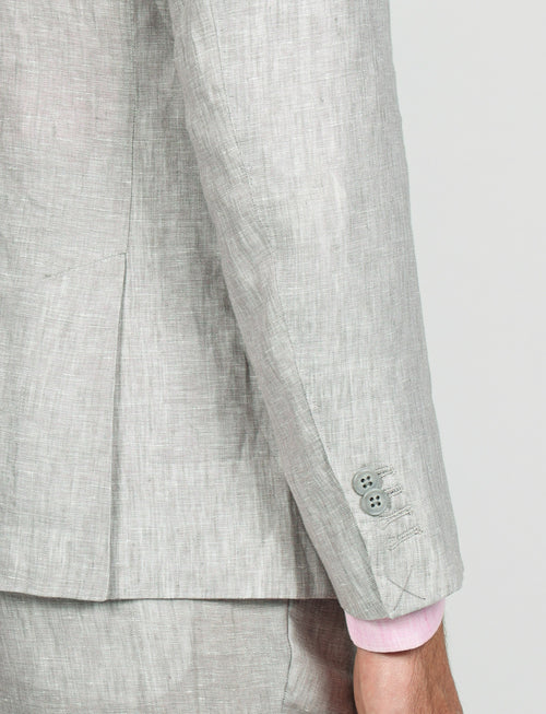 Giacca in lino melange