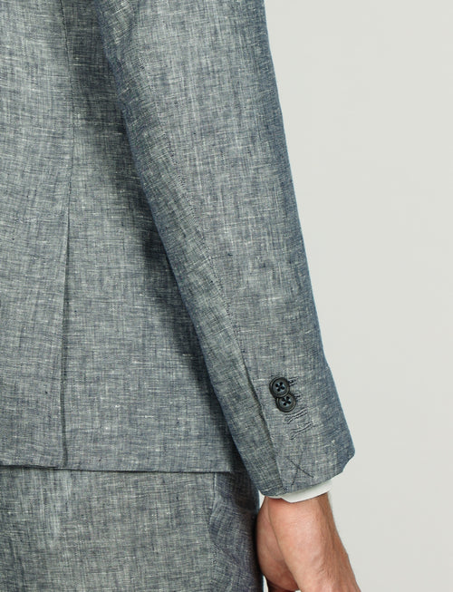 Giacca in lino melange