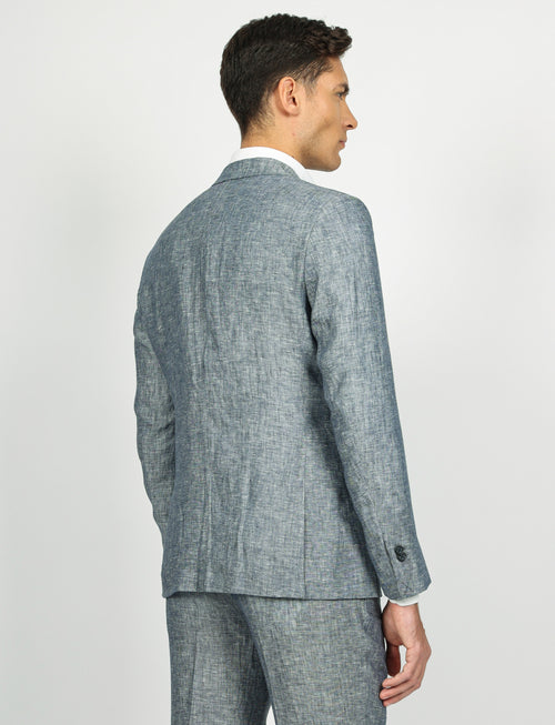 Giacca in lino melange