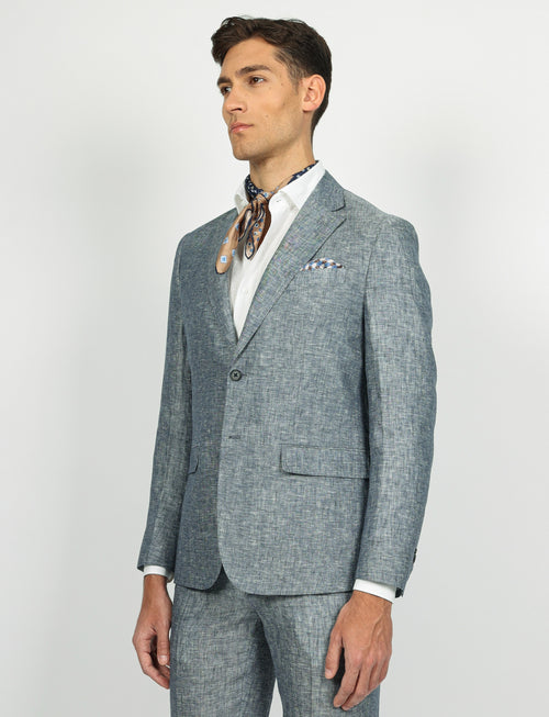 Giacca in lino melange