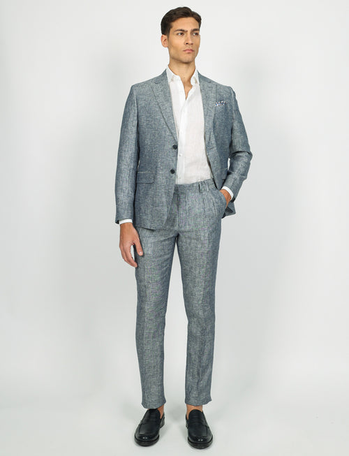 Giacca in lino melange