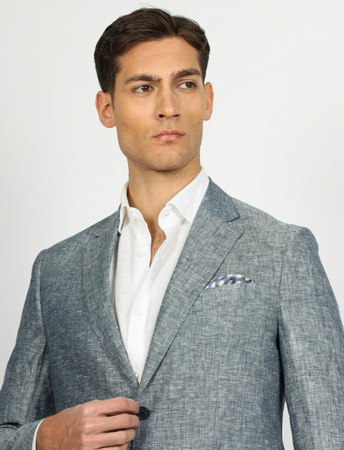 Giacca in lino melange