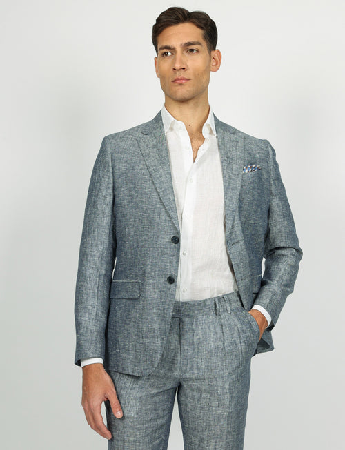 Giacca in lino melange