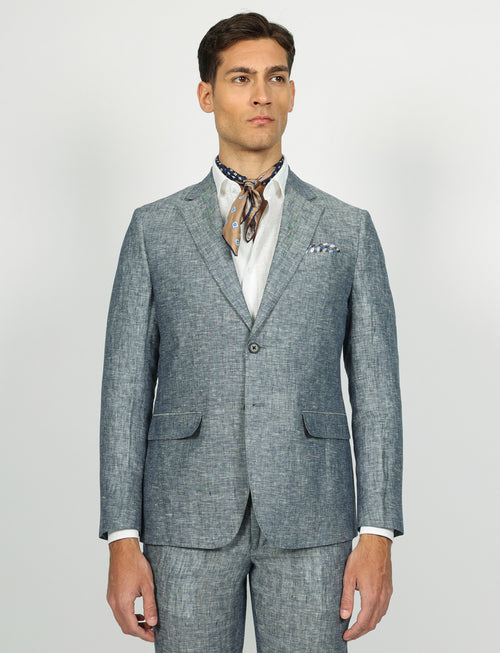 Giacca in lino melange
