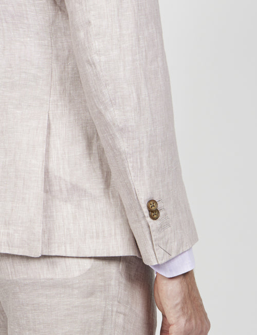 Giacca in lino melange