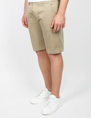 Cotton twill Bermuda shorts 