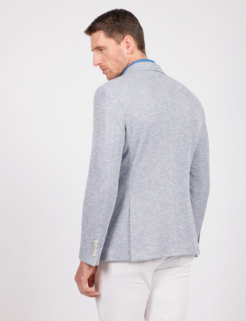 Giacca doppiopetto in maglia