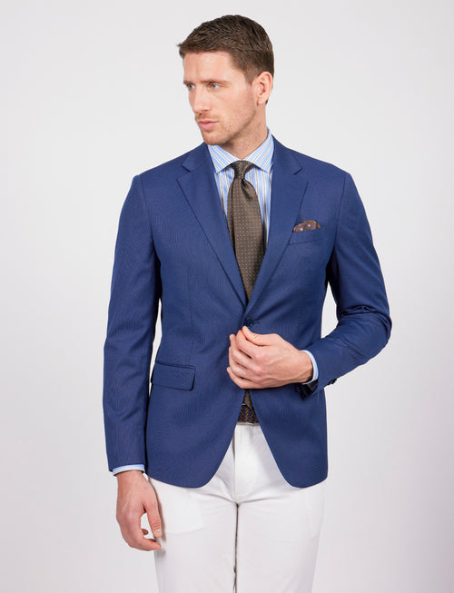 Giacca tinta unita slim fit