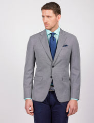 Slim fit solid color jacket