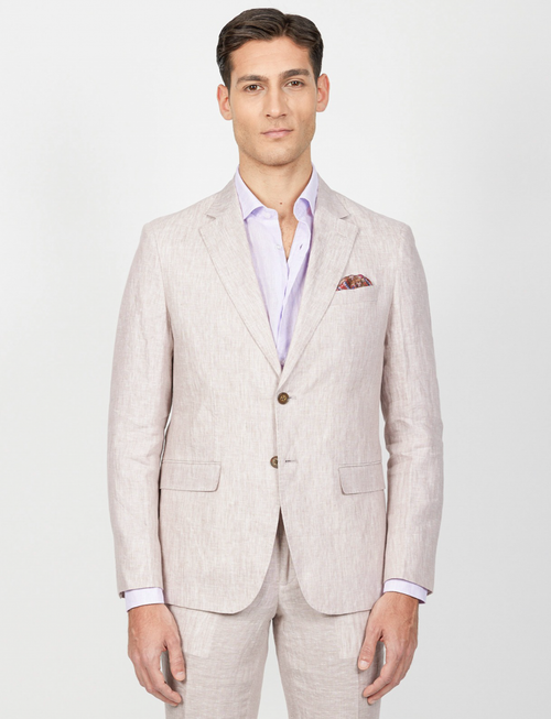 Giacca in lino melange