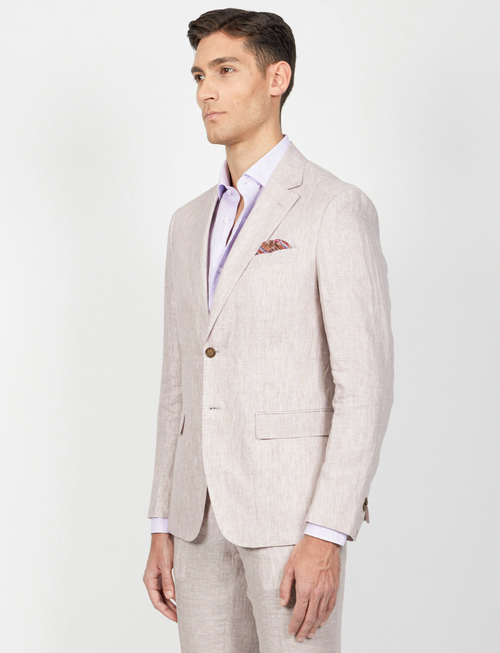 Giacca in lino melange