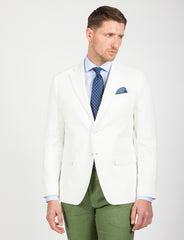 Linen and cotton dobby jacket 