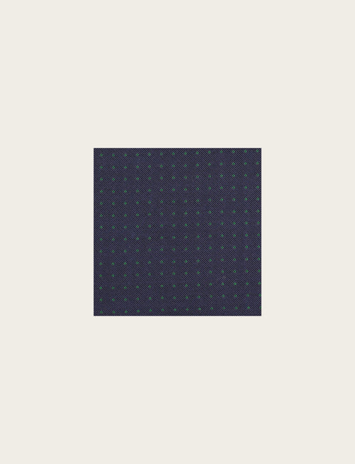 Pochette in seta a pois