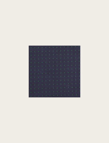 Pochette in seta a pois