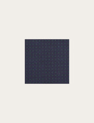 Pochette in seta a pois