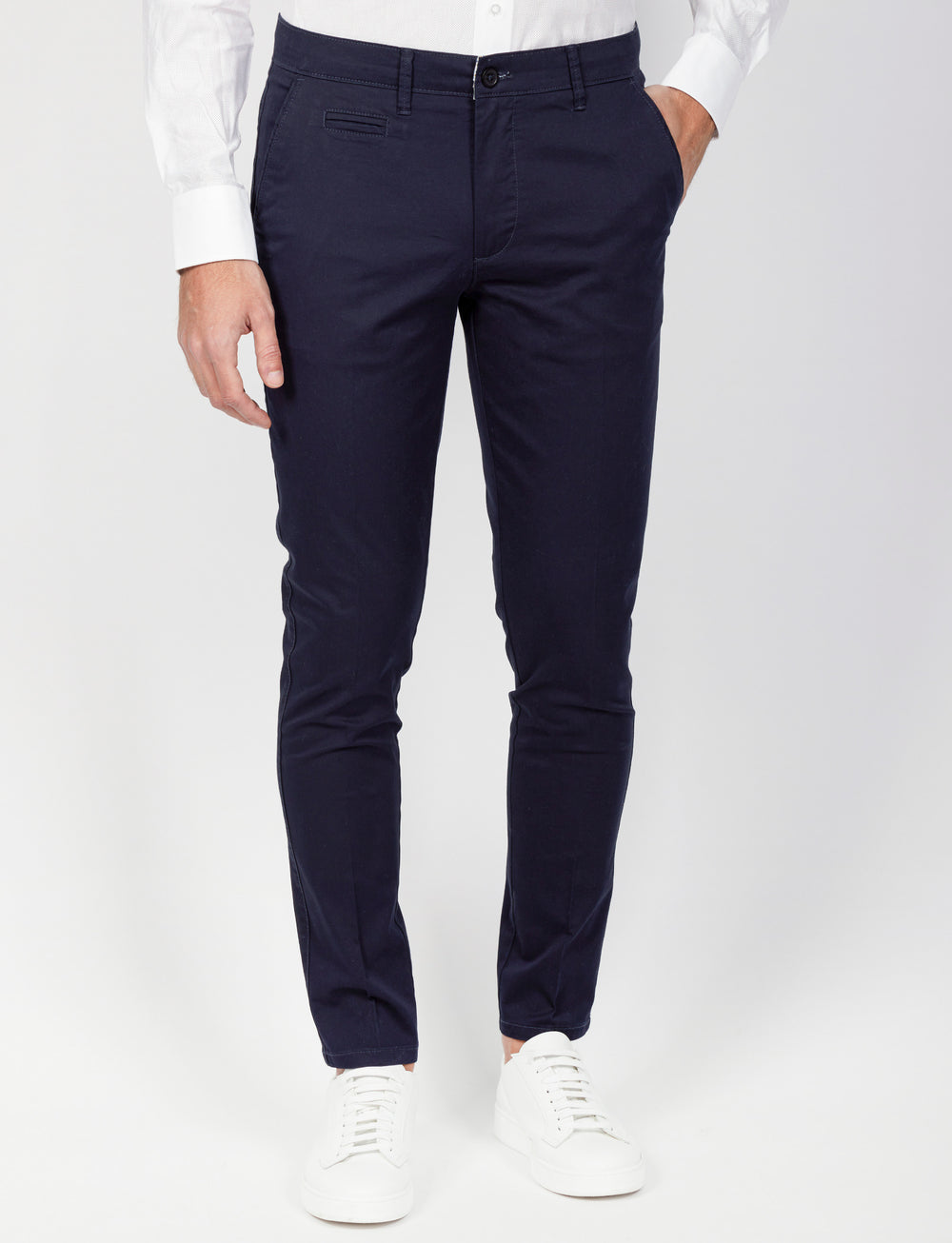 Pantaloni in twill di cotone