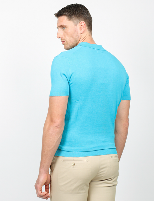 Polo a V in cotone leggero