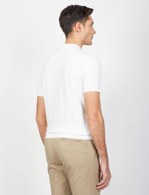 Polo in grana di riso stone wash