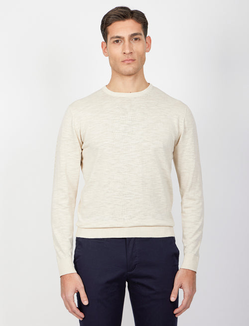Maglia in 100% cotone stone wash