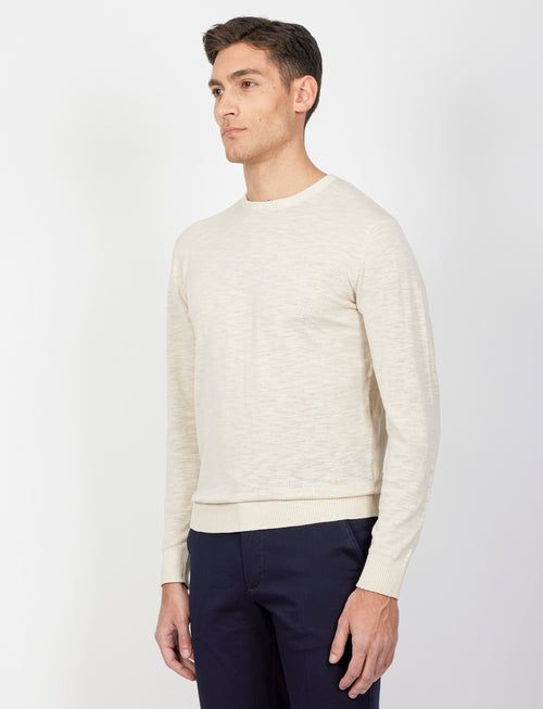 Maglia in 100% cotone stone wash