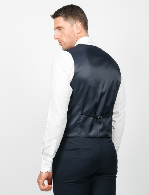 Gilet monopetto tinta unita