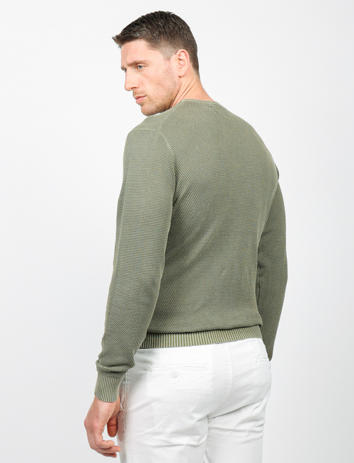 Maglia in grana di riso 100% cotone