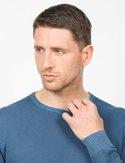 Maglia in grana di riso 100% cotone