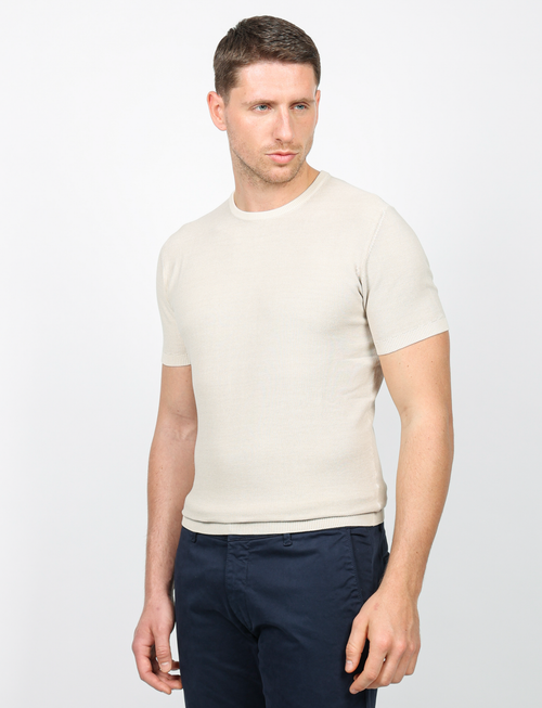 T shirt in grana di riso