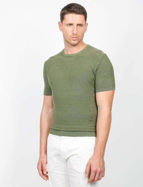 T shirt in grana di riso
