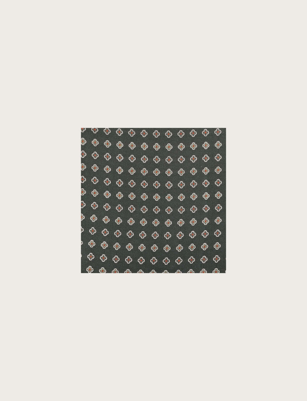 Small flower pattern silk clutch bag 