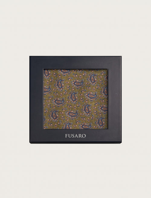 Foulard in seta fantasia cachemire