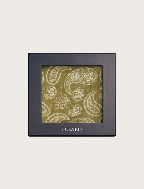 Foulard in seta fantasia cachemire