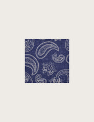 Pochette in seta fantasia cachemire