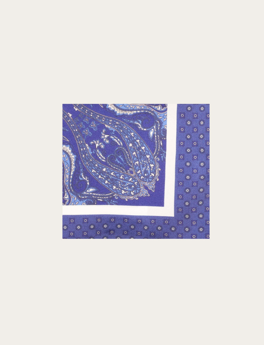 Silk clutch bag with geometric floral pattern 