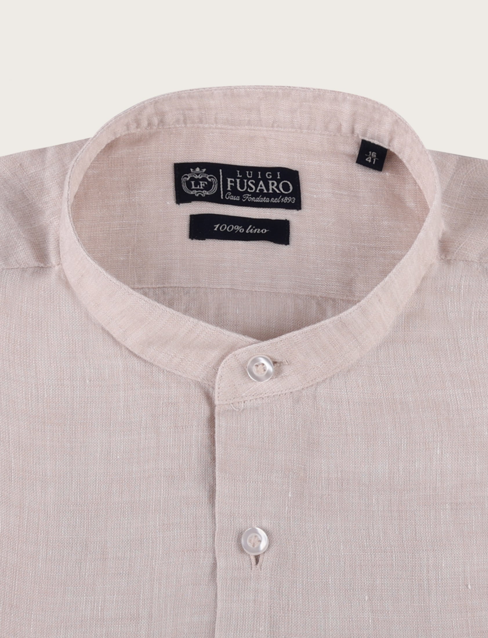 Camicia tinta unita maniche corte collo alla coreana - BLU - Uomo - 17 Camicia tinta unita maniche corte collo alla coreana - BLU - Uomo - 17