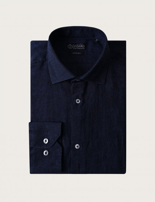 Camicia in puro lino luigi fusaro