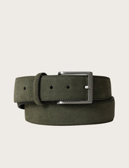 Suede leather belt 