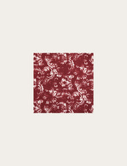 Multi-patterned four-sided silk clutch bag 